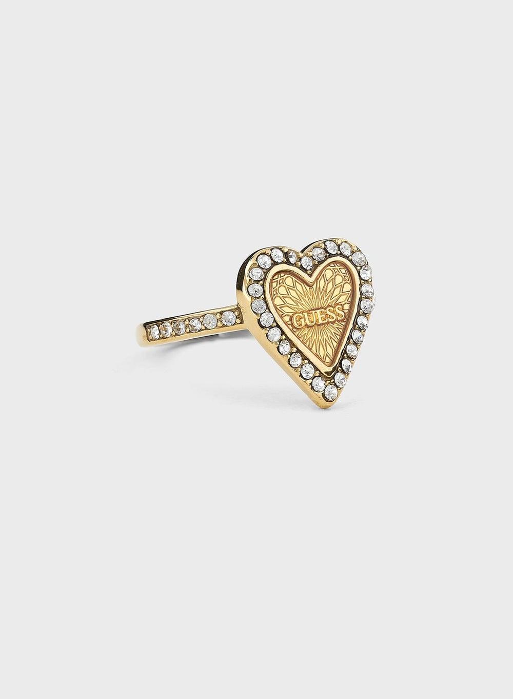 GUESS Heart Ring for Women - Elegant Everyday Sparkle - Image 1