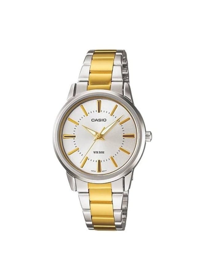 CASIO LTP-1303SG-7A Elegant 30mm Stainless Steel Watch for Women - Image 1