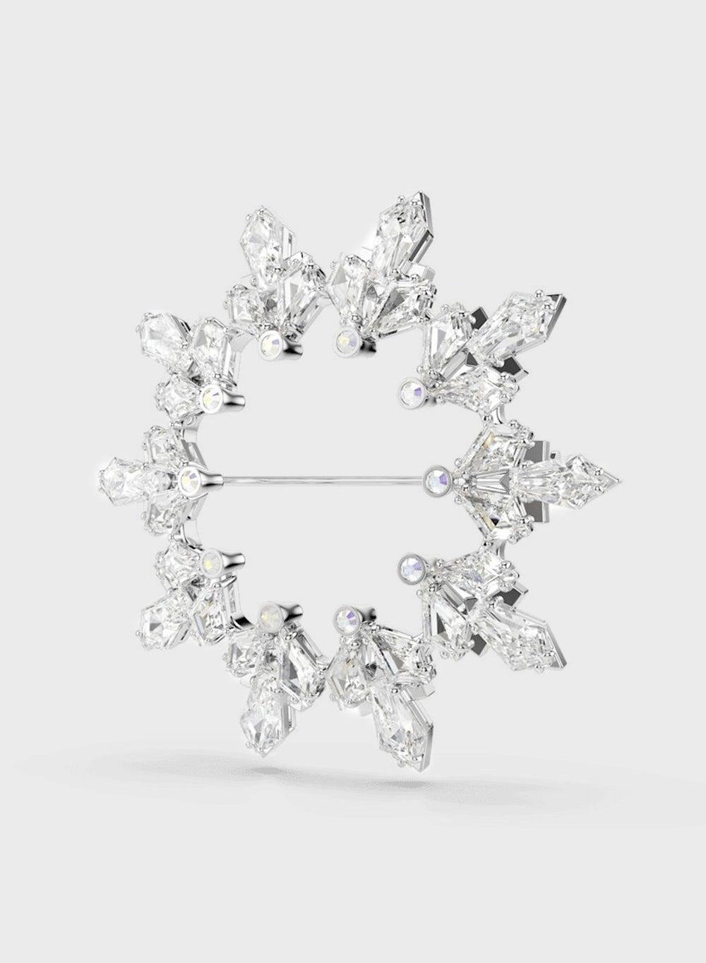 Swarovski Idyllia Snowflake Brooch – A Winter's Sparkle - Image 1