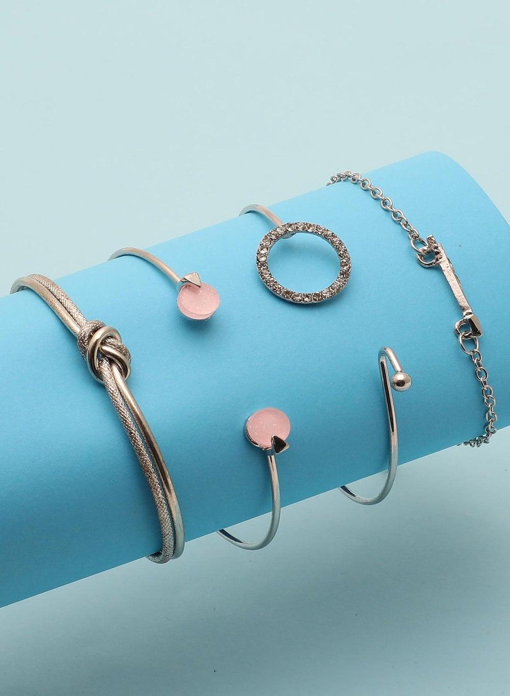 SOHI Elegance Unveiled: Multi-Layer Women's Charm Bracelet - Image 1