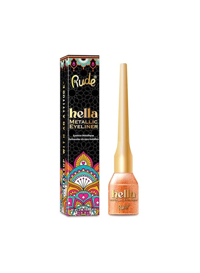 Hella Metallic Eyeliner in Amber Glow - Image 1