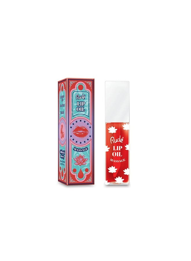 Chillaxin' Cherry Massage Lip Oil - Kissable Lips Await - Image 1
