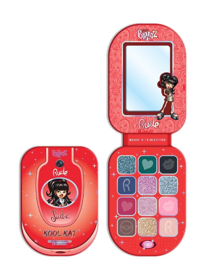 Bratz Jade 'Kool Kat' Eyeshadow Palette - 12 Shades - Image 1