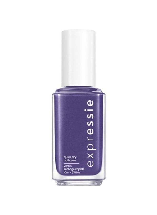 Dial It Up - Lustrous Quick Dry Purple Nail Polish - Image 1