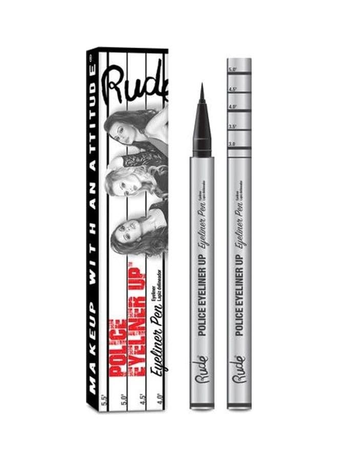 Police Eyeliner Up Pen – Bail Bond Black Precision Liner - Image 1