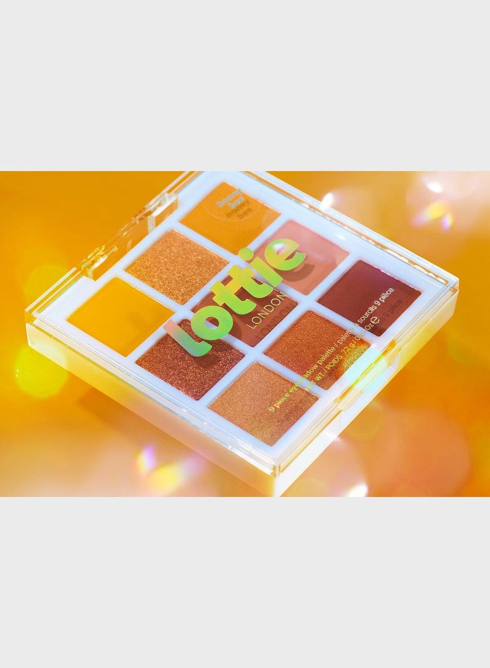 Honey Bee Golden Eyeshadow Palette - Lottie London - Image 1