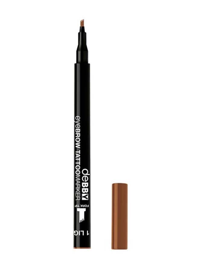 Eyebrow Tattoo Marker 1 Light Brown - Precision Arch - Image 1
