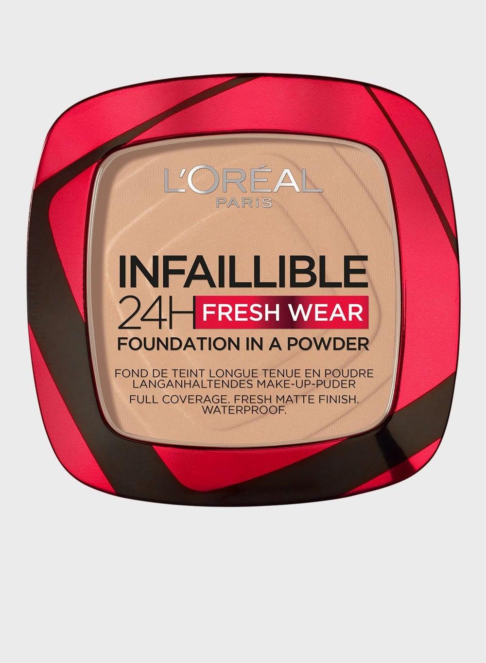 L'Oreal Infallible 24H Fresh Wear Powder - 120 Warm Vanilla - Image 1