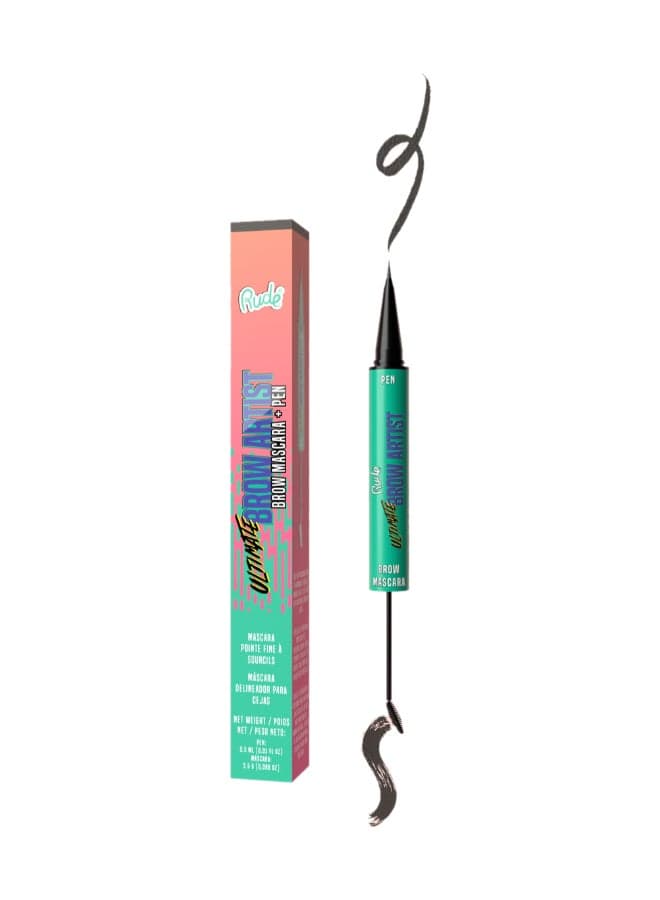 Ultimate Brow Artist - Black Brown Mascara & Pen - Image 1