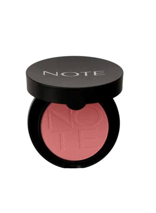 Note Luminous Silk Blusher 06 Sandy Pink - Radiant Matte Finish - Image 1