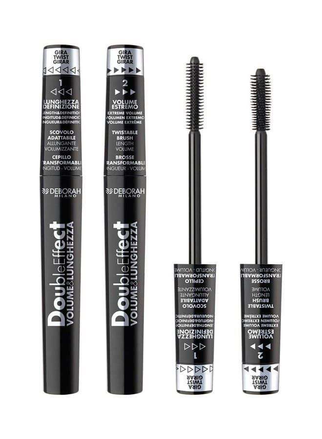 Double Impact Nero Black Mascara for Stunning Volume - Image 1