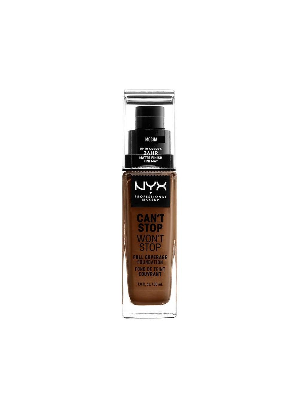 Mocha 19 Full Coverage Matte Foundation - Sweat-Proof Formula - Image 1