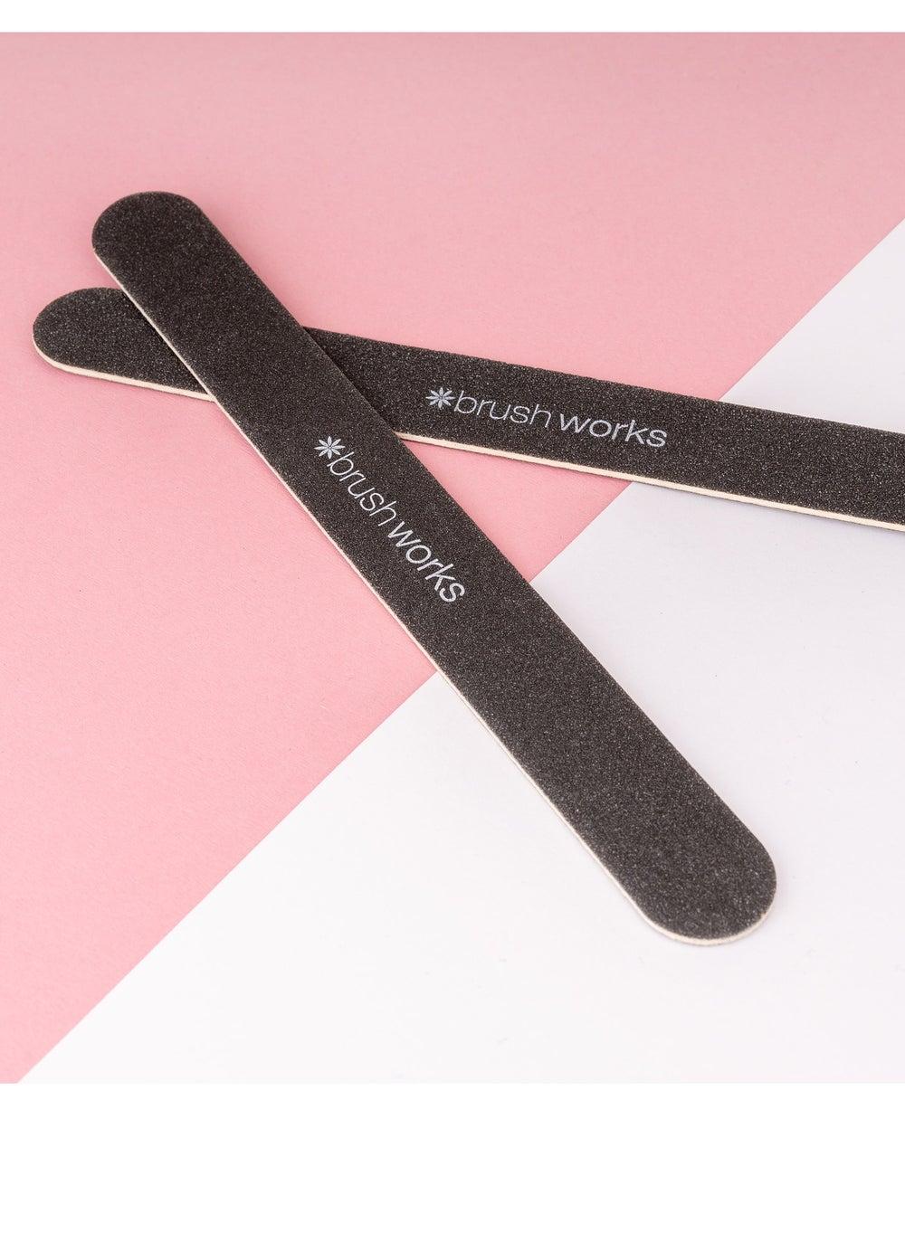 Brushworks Pro Nail Files Set – 2 Pcs - Image 1