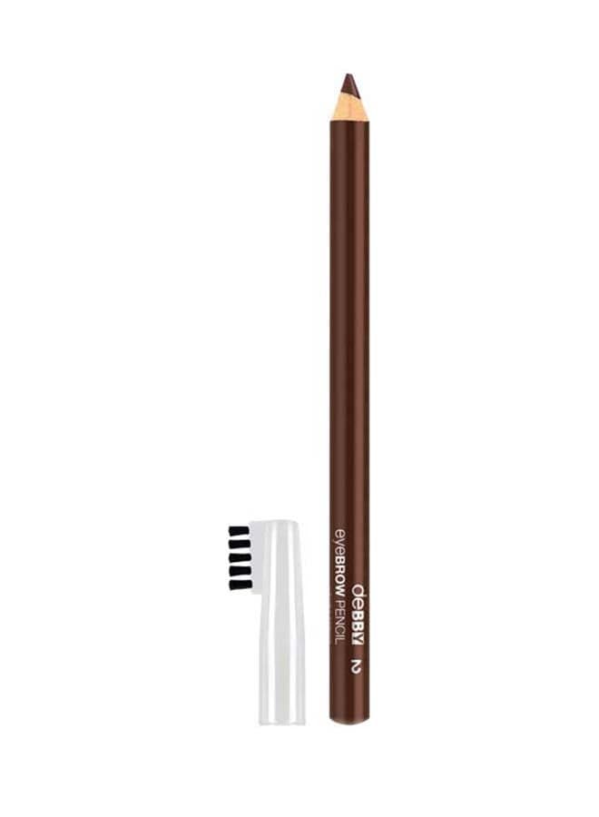 Dark Chestnut Brown Eyebrow Pencil - Long Lasting Elegance - Image 1