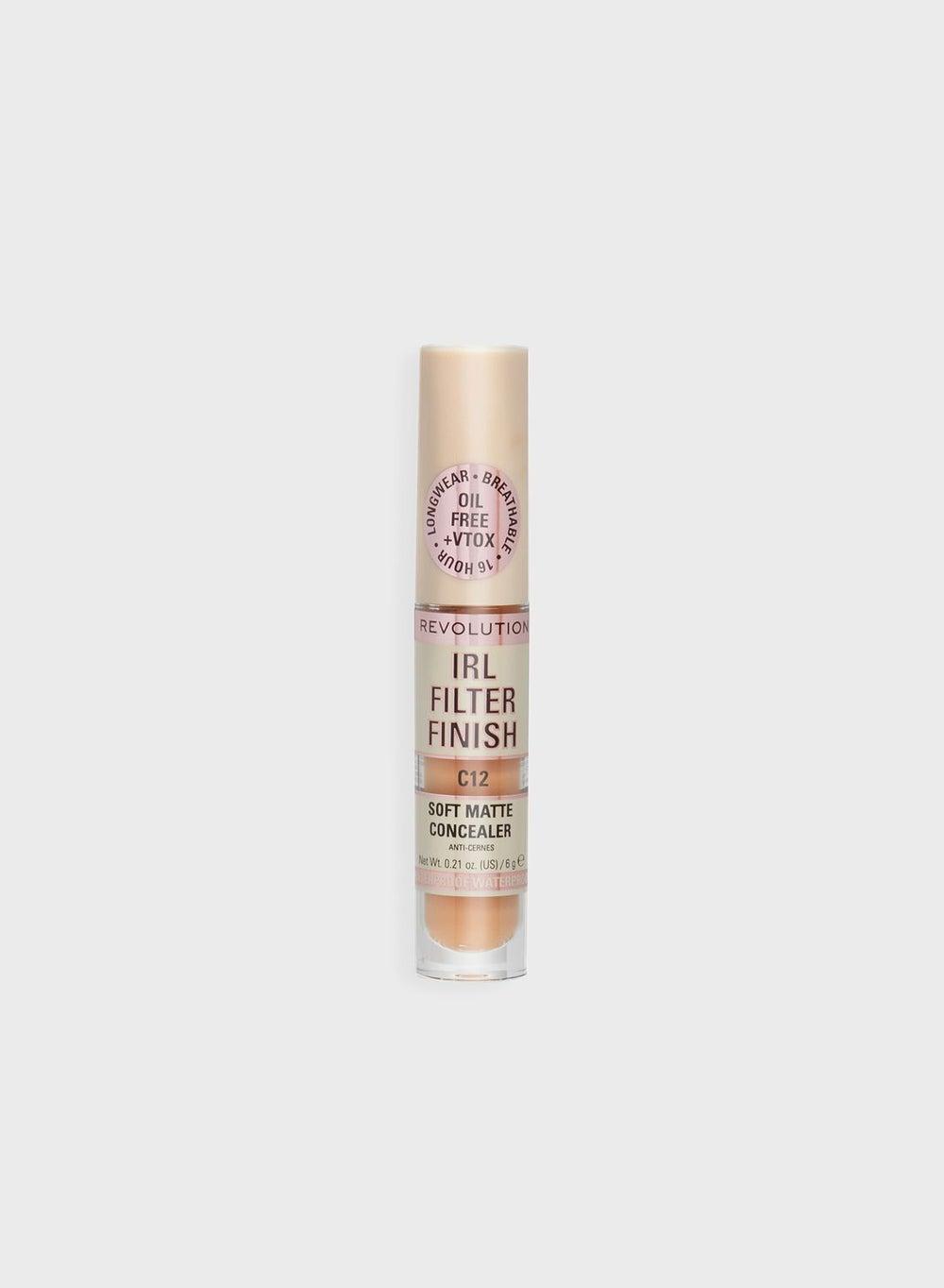Revolution IRL Filter Finish Concealer C12 - Flawless All Day - Image 1