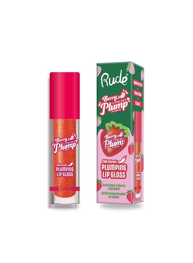 Berry Plump Cherry Bomb Lip Gloss - Luscious Volume - Image 1