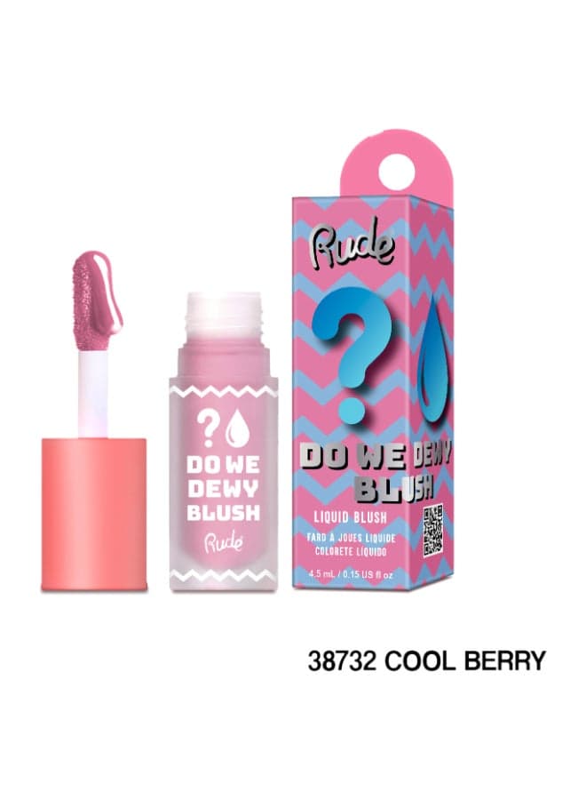 Do We Dewy Cool Berry Liquid Blush—Lush Radiance - Image 1