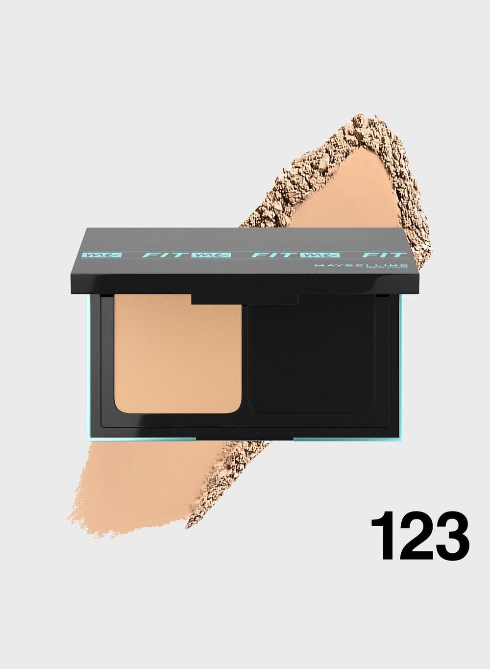 Soft Nude 123: Fit Me Matte Poreless Powder Foundation - Image 1