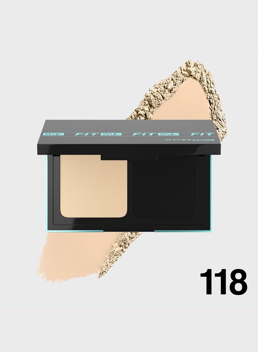Fit Me Foundation Powder - 118 Light Beige SPF 44 - Image 1