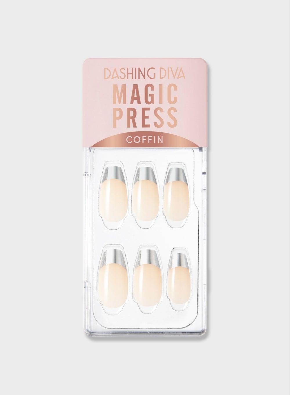 Silver Chic French Magic Press Manicure Kit - Image 1