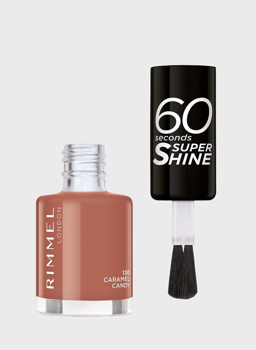 Rimmel 60 Seconds #130 Caramel Candy Nail Polish, 8ml - Image 1