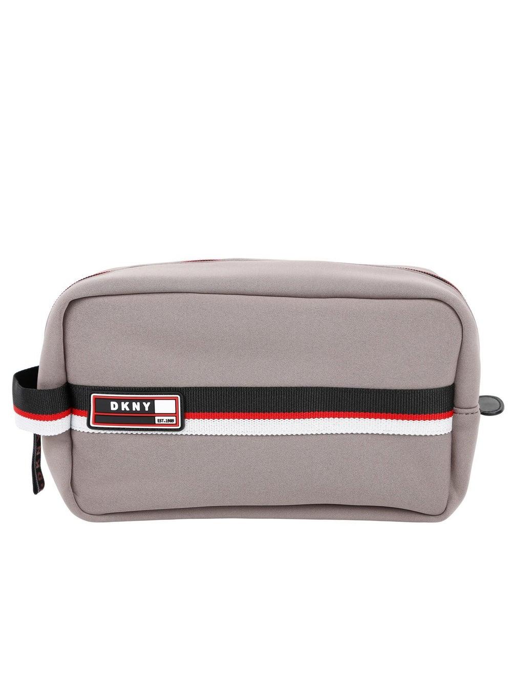 DKNY EXCURSIONIST Men's Sleek Grey Toiletry Bag - Image 1