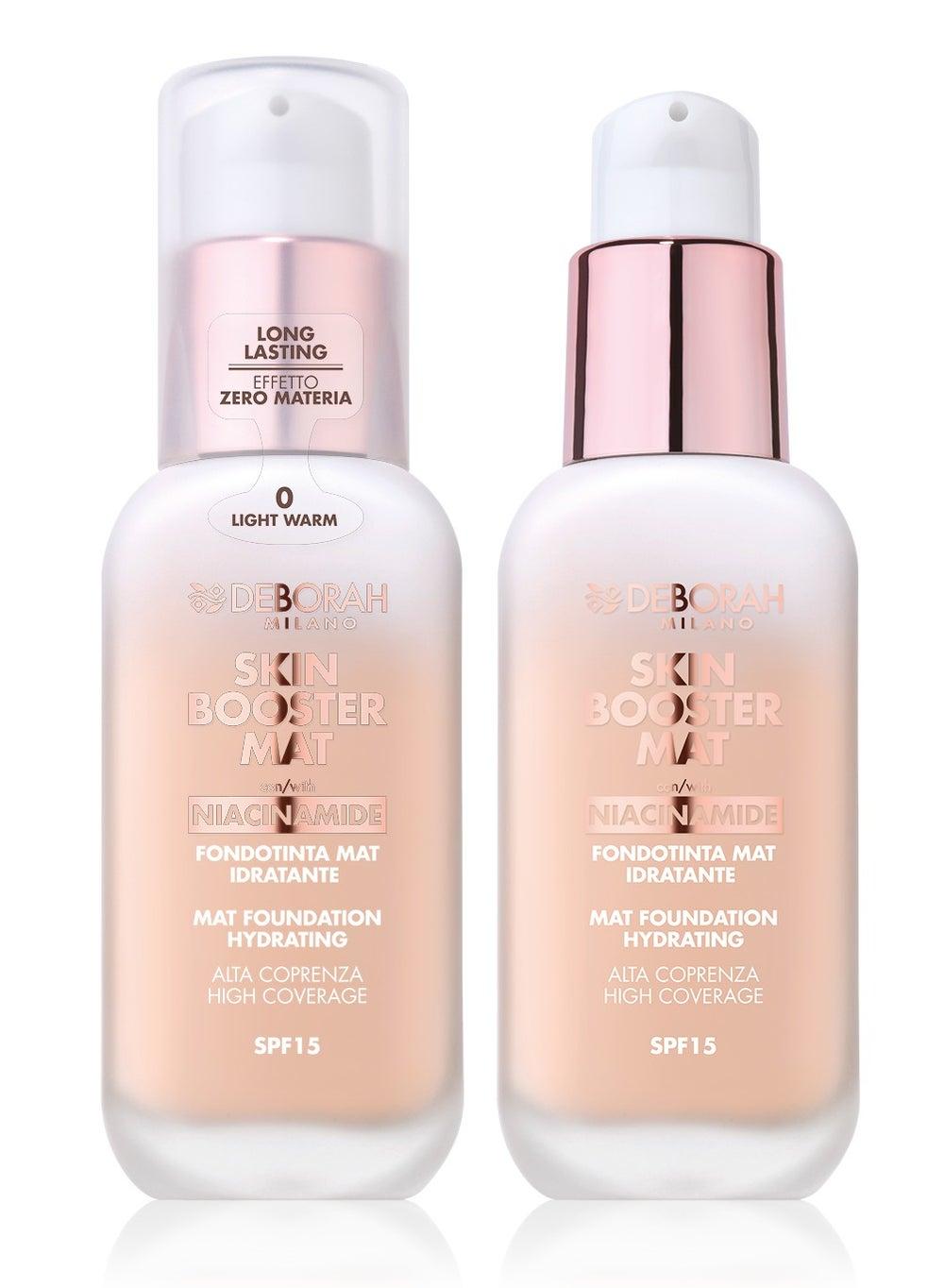 Deborah Skin Booster Light Warm Foundation - Matte & Hydrating SPF 15 - Image 1