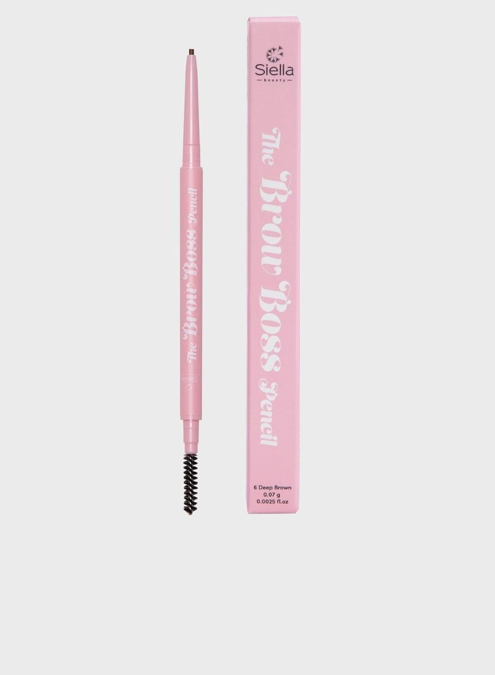 Brow Boss Pencil 6 Deep Brown - Fine Precision - Image 1