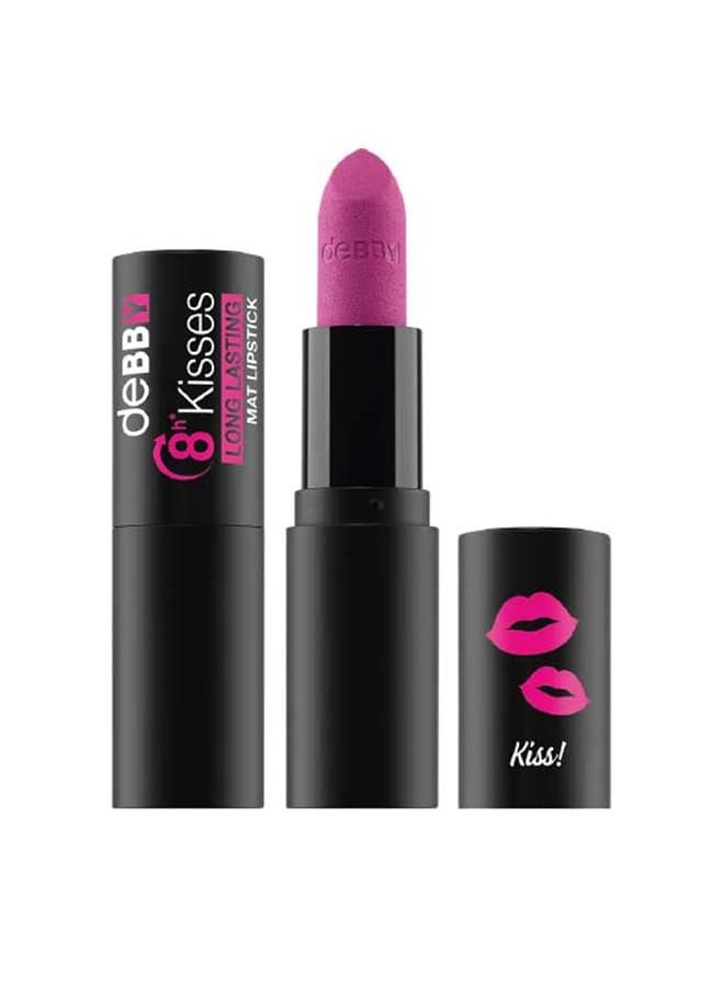 8H Emotional Cyclamen Matte Lipstick - Long-Lasting Wear - Image 1