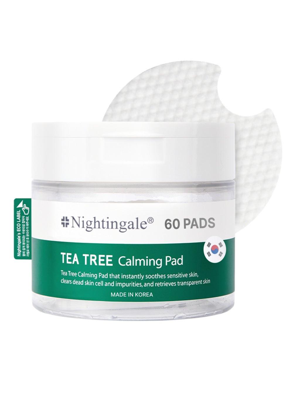 Korean Tea Tree Soothing Pads 50pcs - Natural Makeup Remover - Image 1