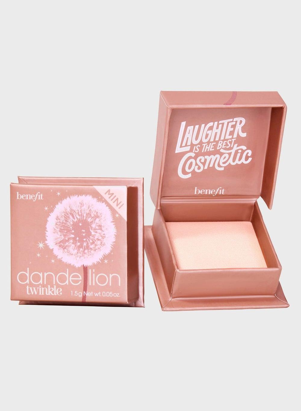 Dandelion Twinkle Mini: Nude-Pink Highlighter for Radiant Glow - Image 1