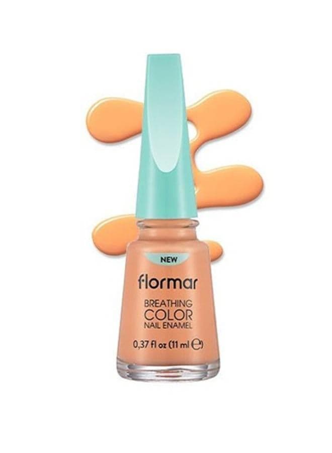 Flormar Salmon Pink Nail Enamel 005 - Quick Dry Elegance - Image 1