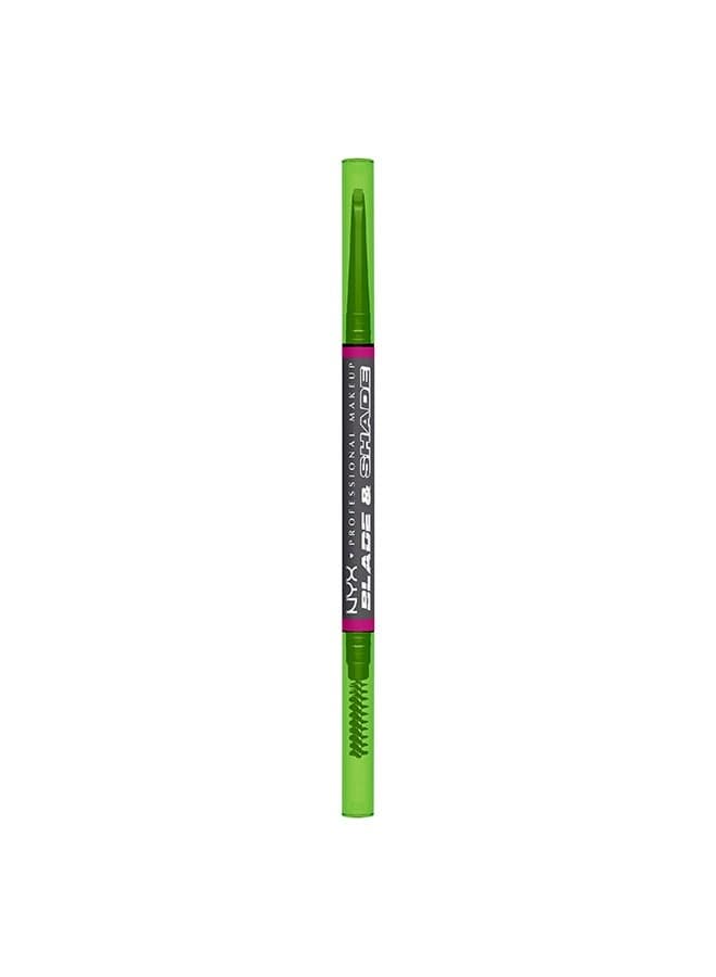 NYX Blade & Shade Brow Artist Pencil Grey, 16HR Precision - Image 1