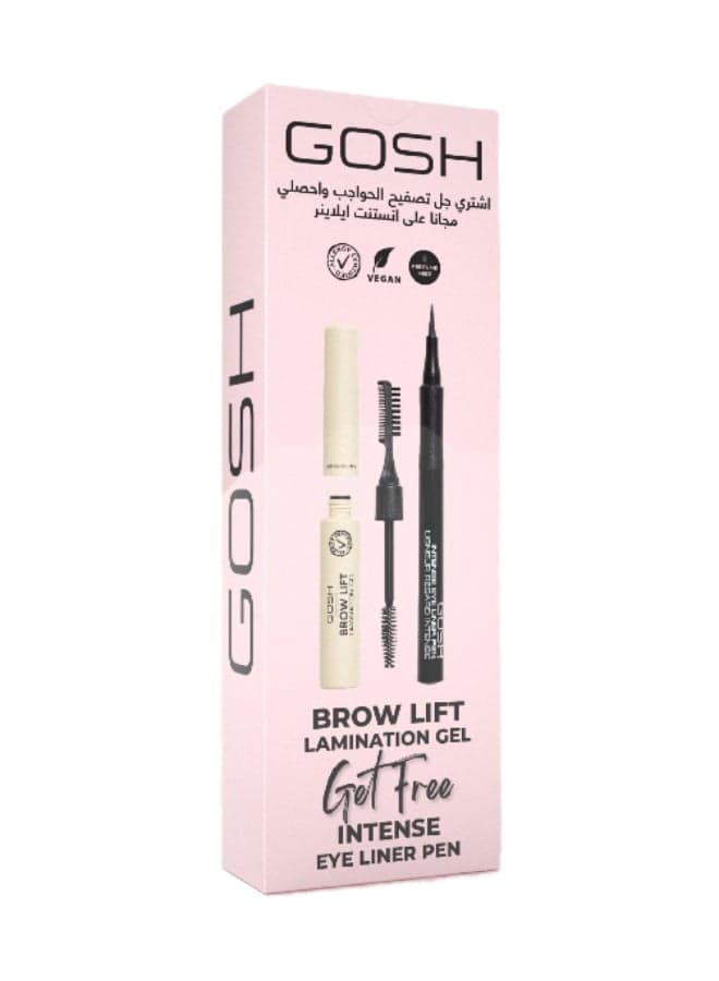 Sleek Brow Sculpting Gel 001 Transparent & Bonus Eye Liner Pen 01 - Image 1