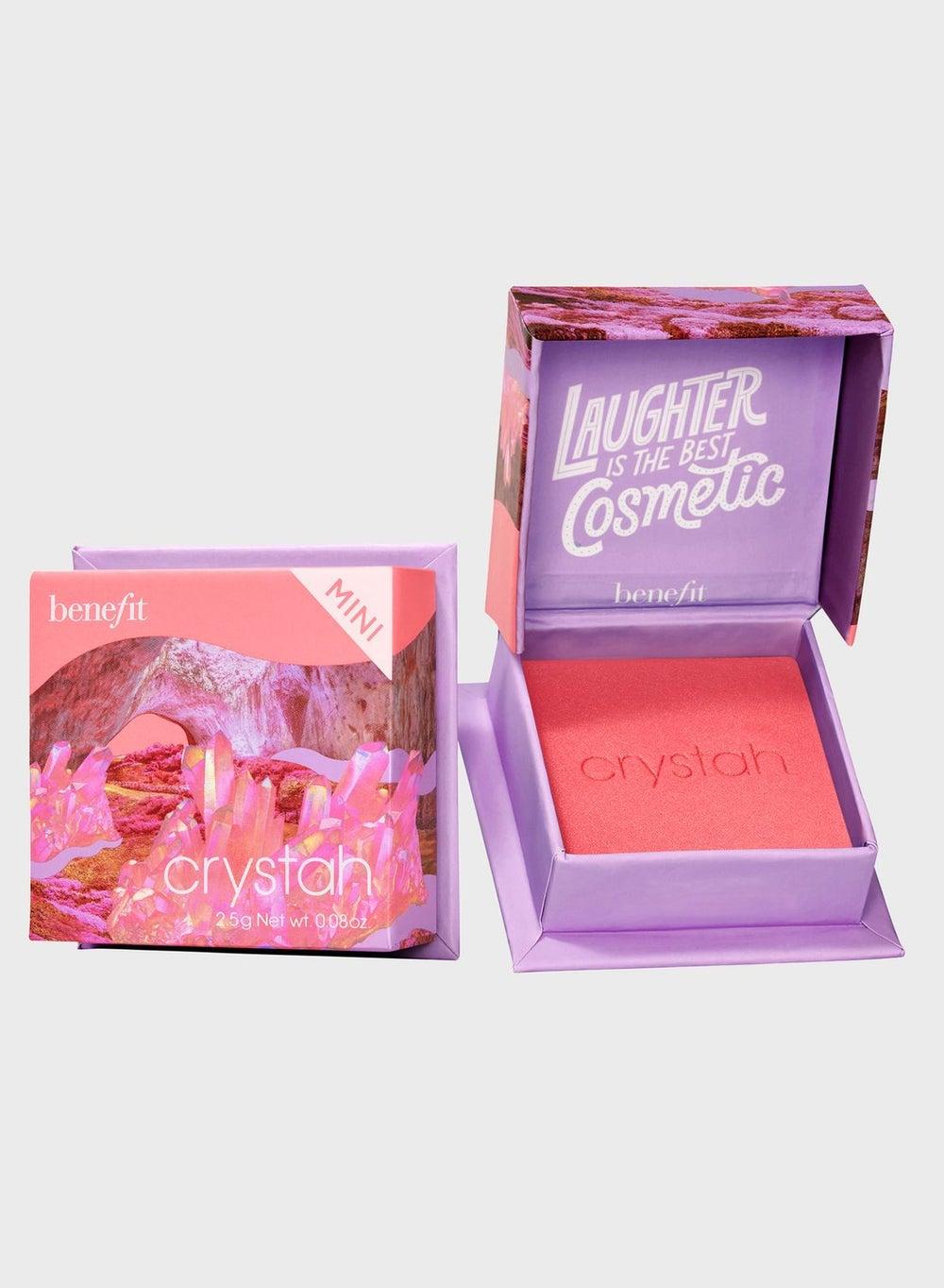 Crystah Strawberry Pink Blush Mini - Silky Soft Flush - Image 1