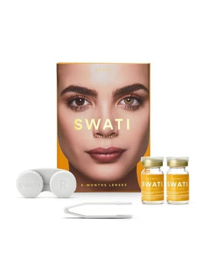 Honey Hazel Hues Contact Lenses, 6-Month Wear - Image 1