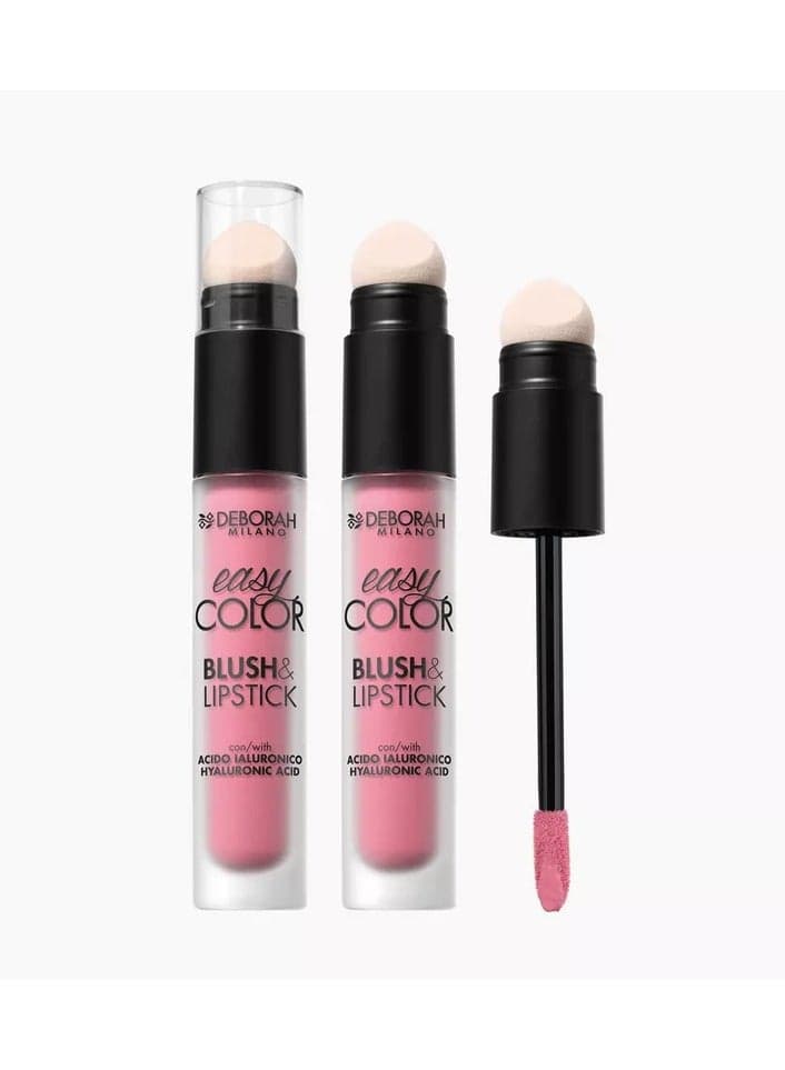 Deborah Dual Charm Blush&Lipstick -02 Cold Rose - Image 1