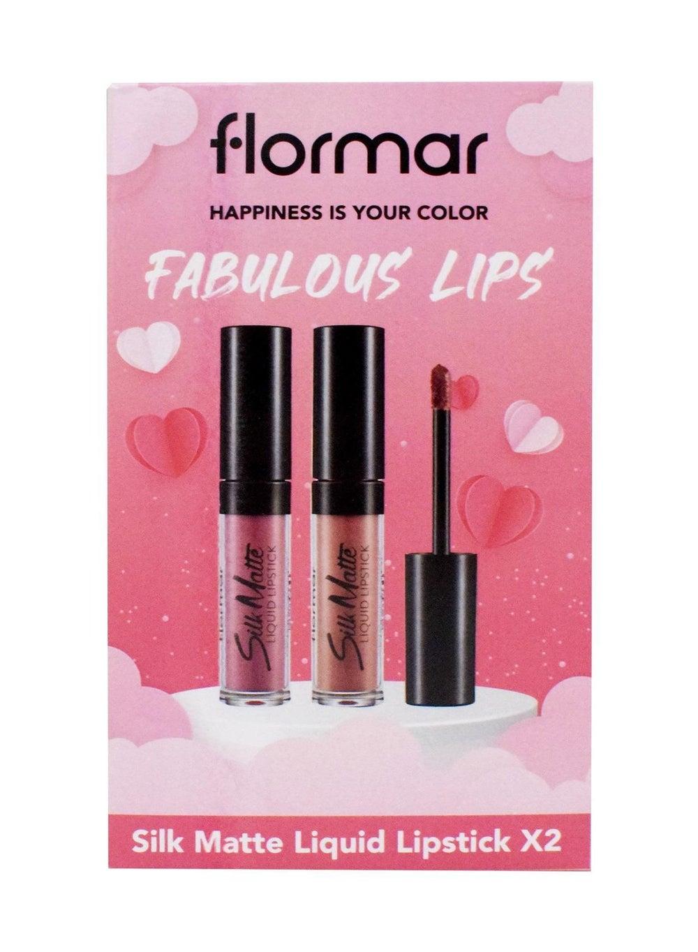 Flormar Silk Matte Duo: 10 Tender Terra & 02 Fall Rose - Image 1