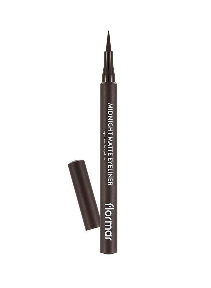 Flormar Midnight Matte Eyeliner 02 Brown - Velvety Precision - Image 1