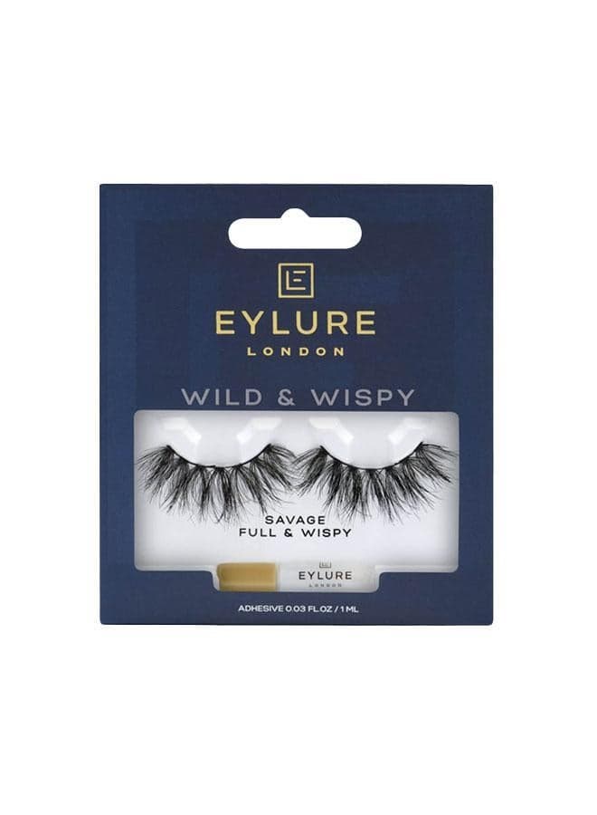 Eylure Savage Wispy Lashes - Bold & Voluminous - Image 1