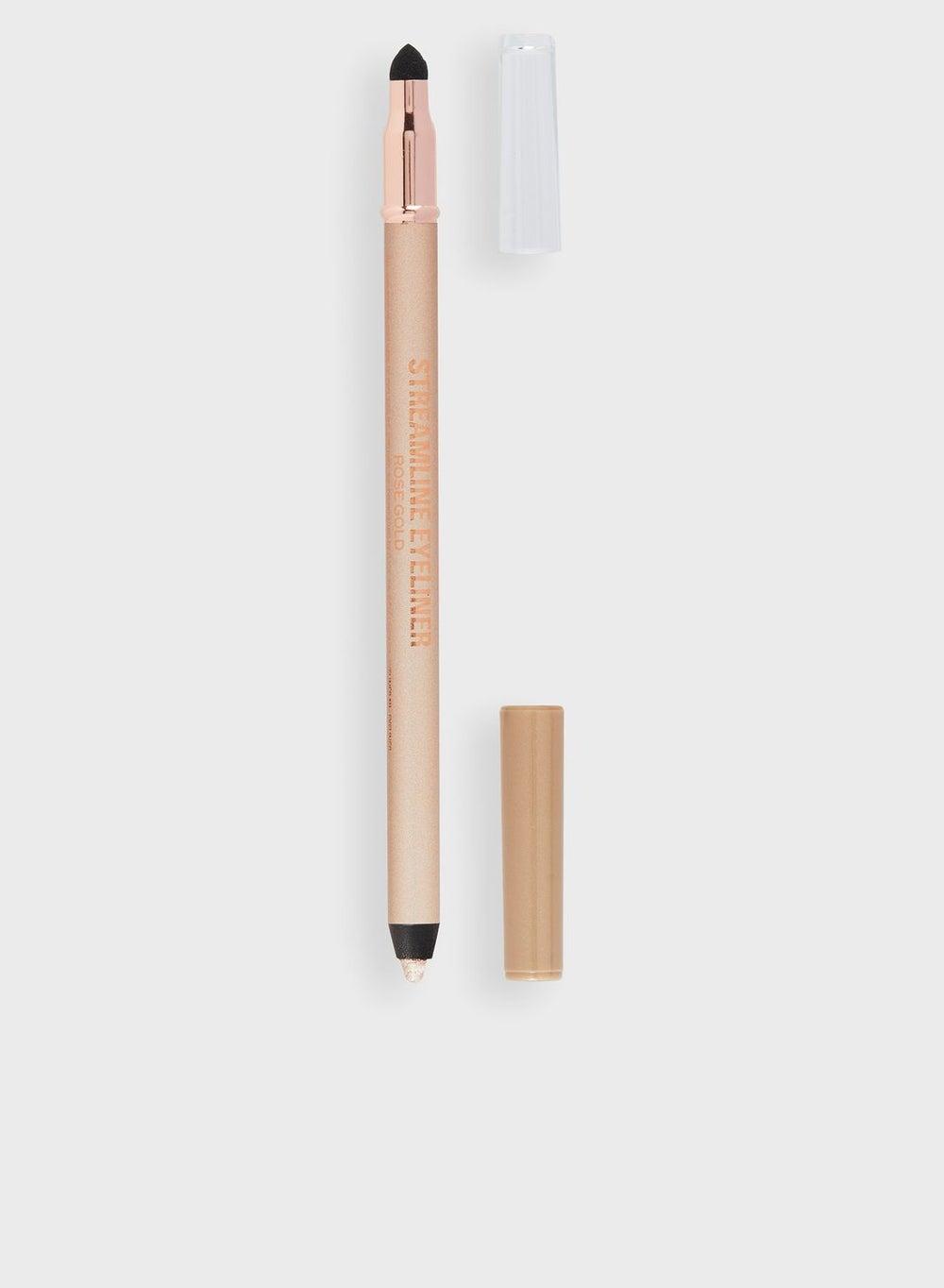 Rose Gold Waterline Eyeliner Pencil - Smudge-Proof Luxury - Image 1