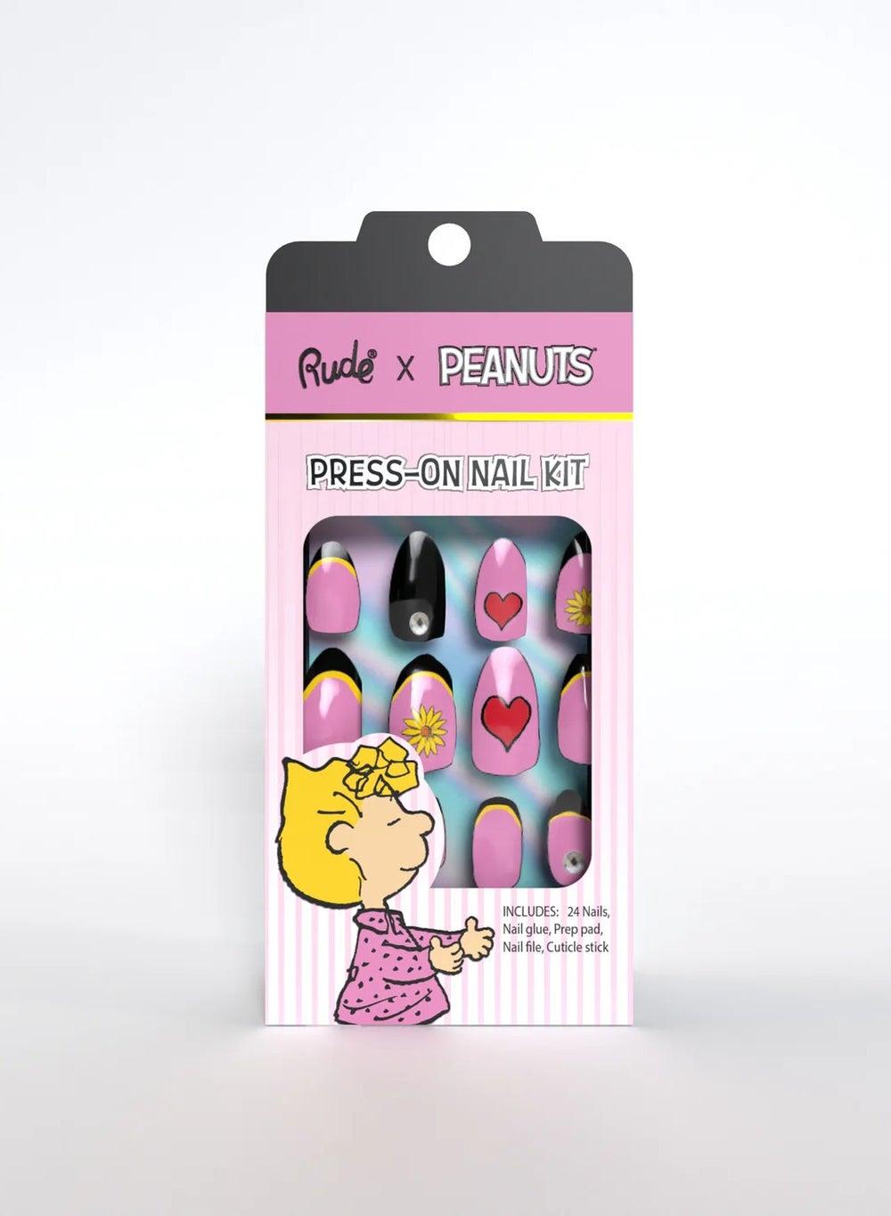 RUDE PEANUTS #5 SALLY Chic Press-On Nail Art Kit - Image 1