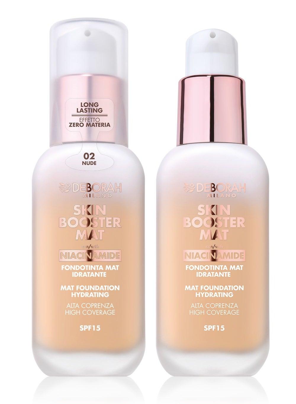 Deborah Skin Booster Mat Foundation SPF 15 - Nude 02 - Image 1
