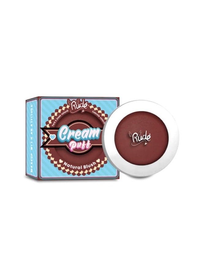 Rude Cream Puff Red Velvet Blush - Long-lasting Radiance - Image 1