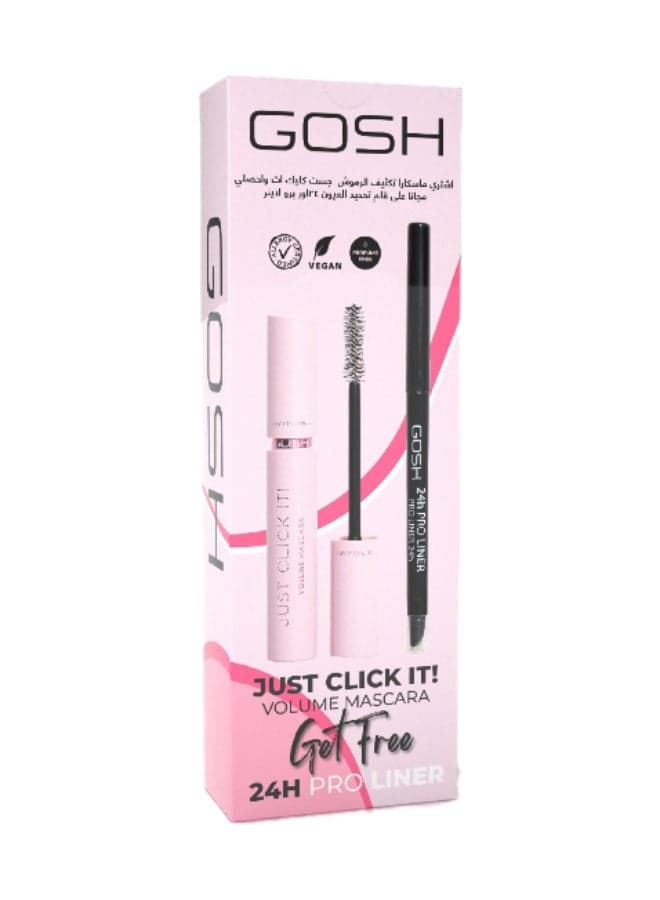 Lush Lashes Kit 001 Extreme Black + Bonus Pro Liner 002 - Image 1
