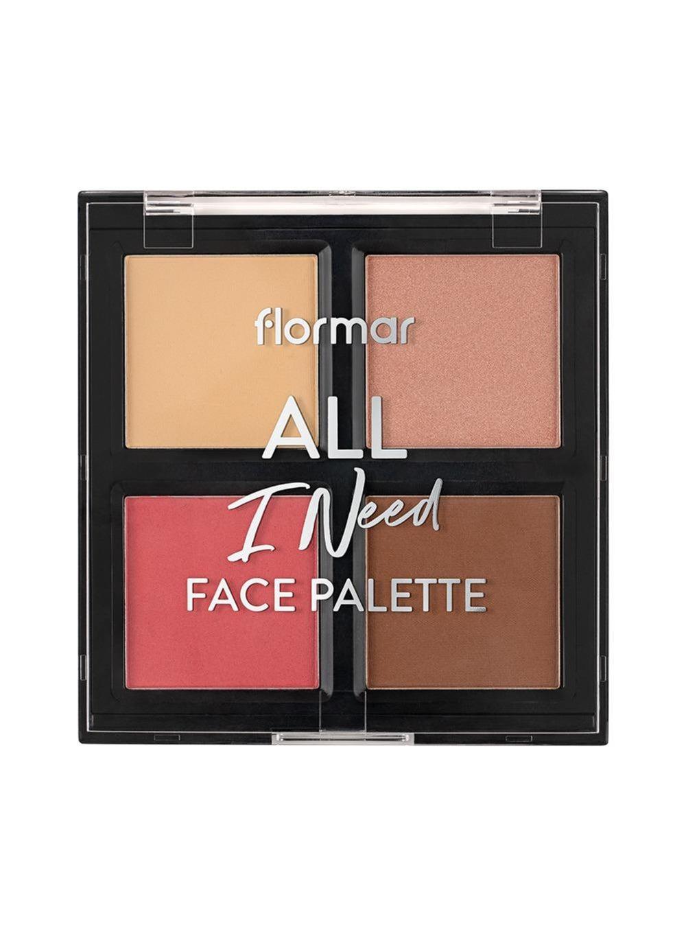 Flormar All I Need 4-in-1 Radiant Face Palette - Image 1