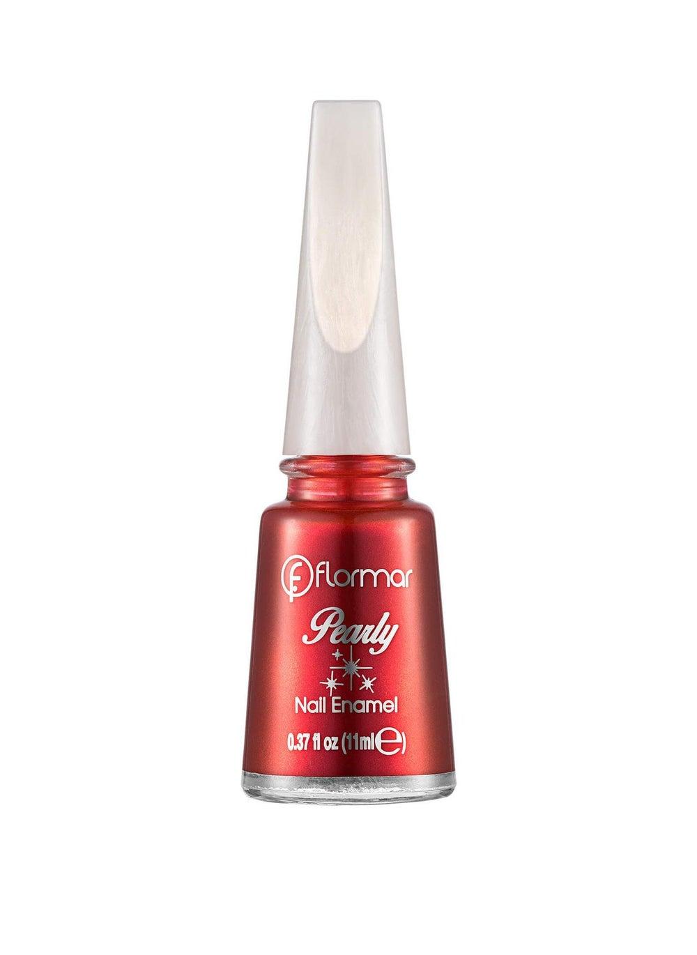 Flormar PL384 Le Rouge - Pearly Nail Enamel - Image 1