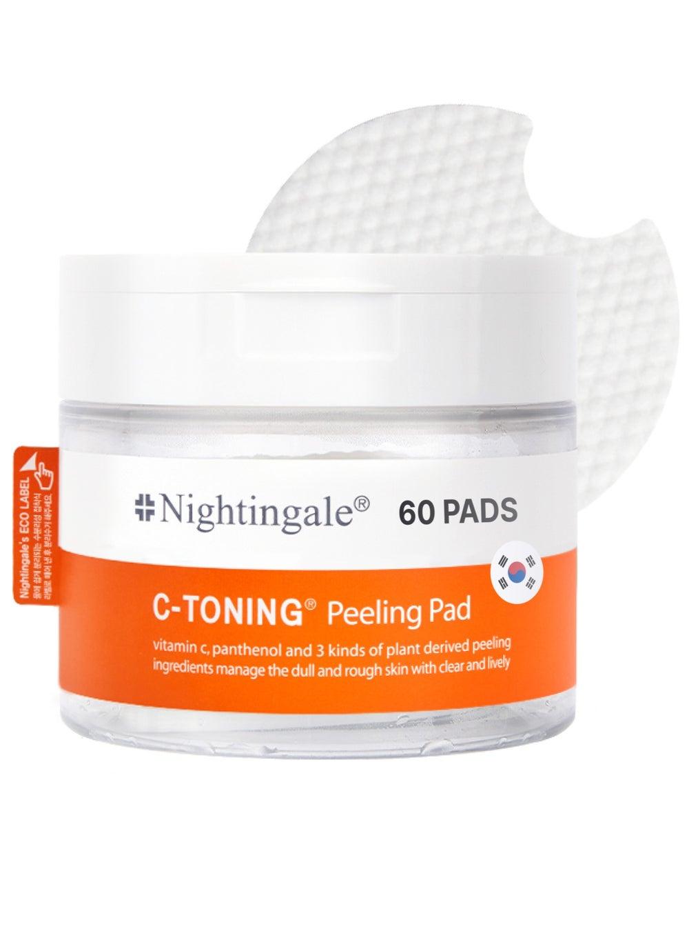 Korean C Radiance-Boosting Peeling Pads, 60 Count - Image 1