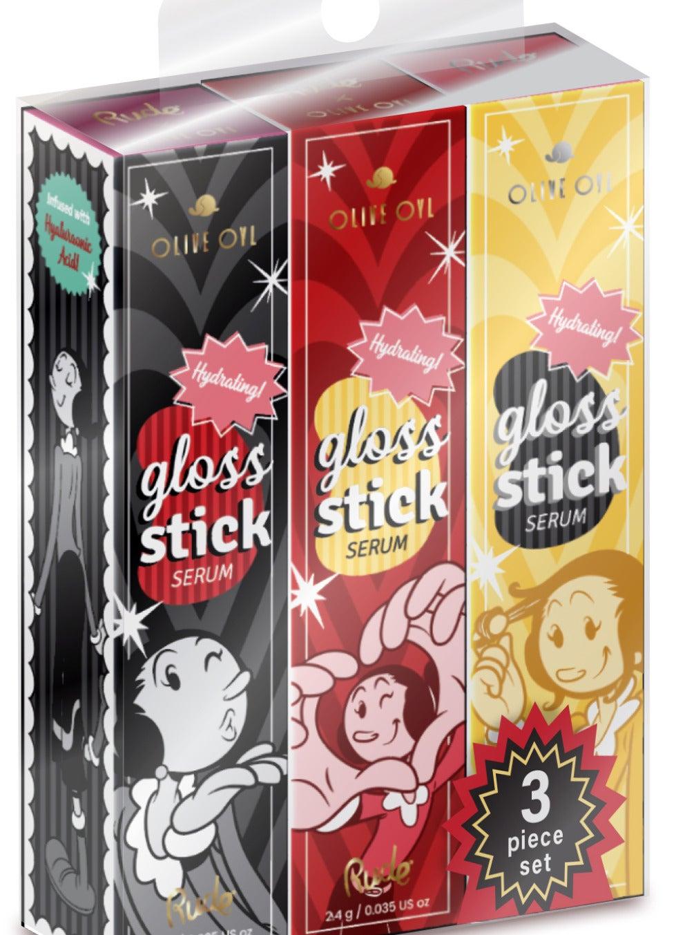 Rude Olive Oyl Luxe Hydration Gloss Trio - 3PCS - Image 1