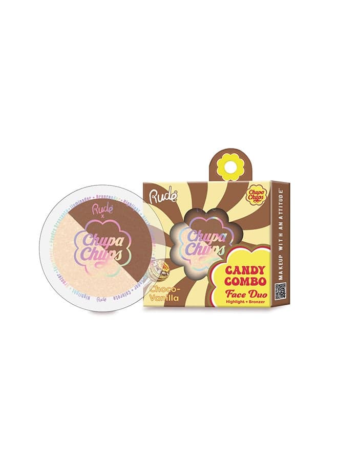 Chupa Chups Choco Vanilla Candy Combo Face Duo - Image 1